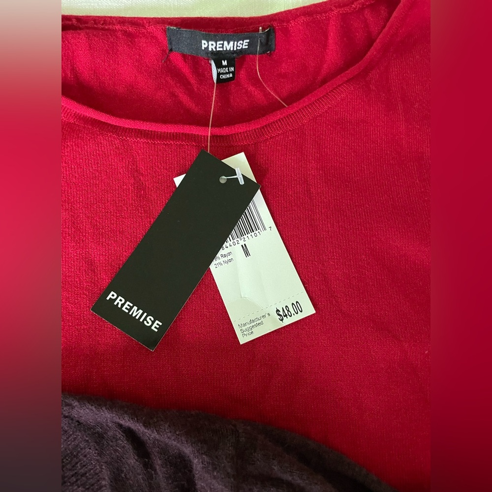 Group of 6 knit cardigans Jcrew H&M Banana Rep Mossimo Premis many NWT all M - Picture 6 of 16